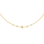 Cerruti Francesca Gold Plated Necklace with Five Small Motifs