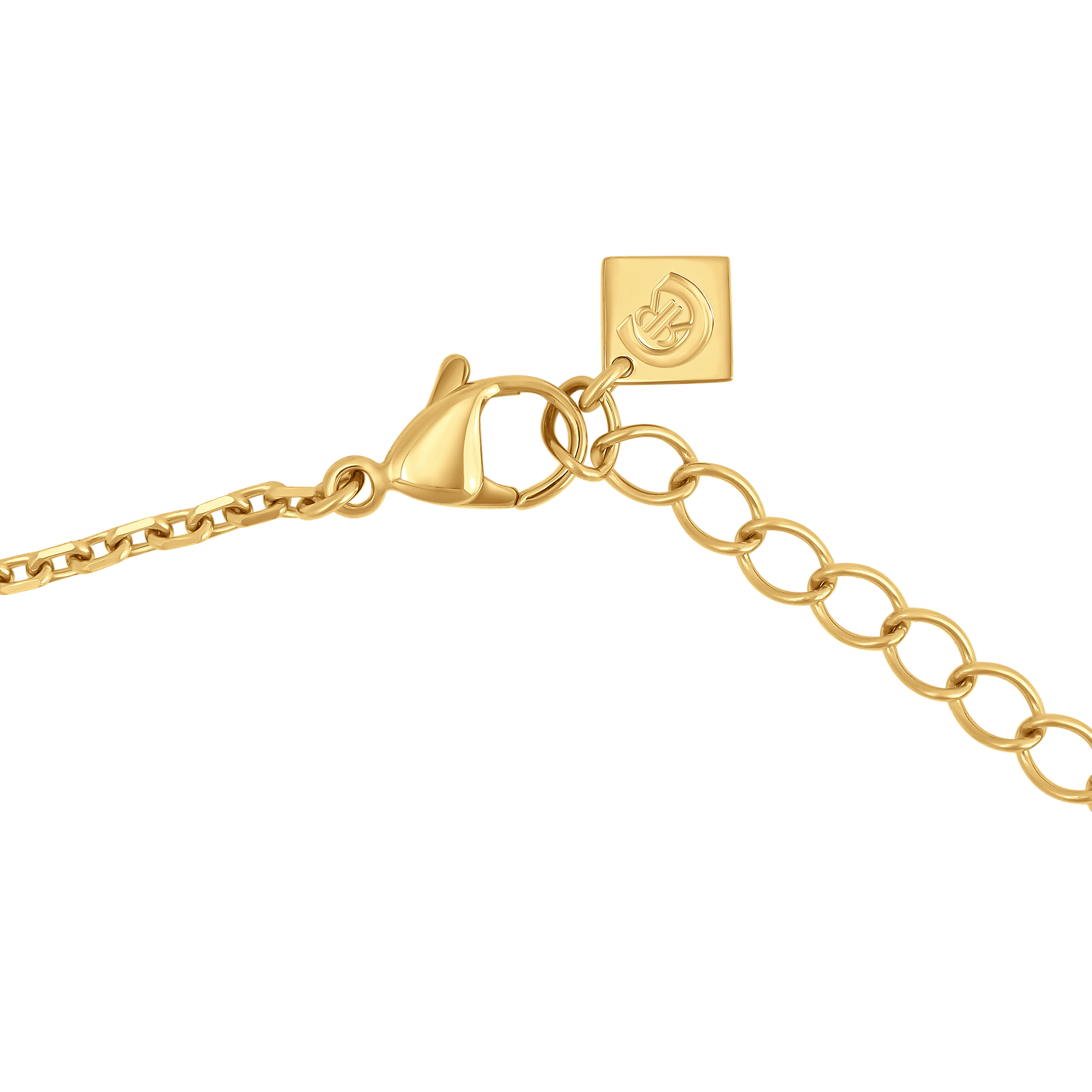 Cerruti Francesca Gold Plated Necklace with Five Small Motifs