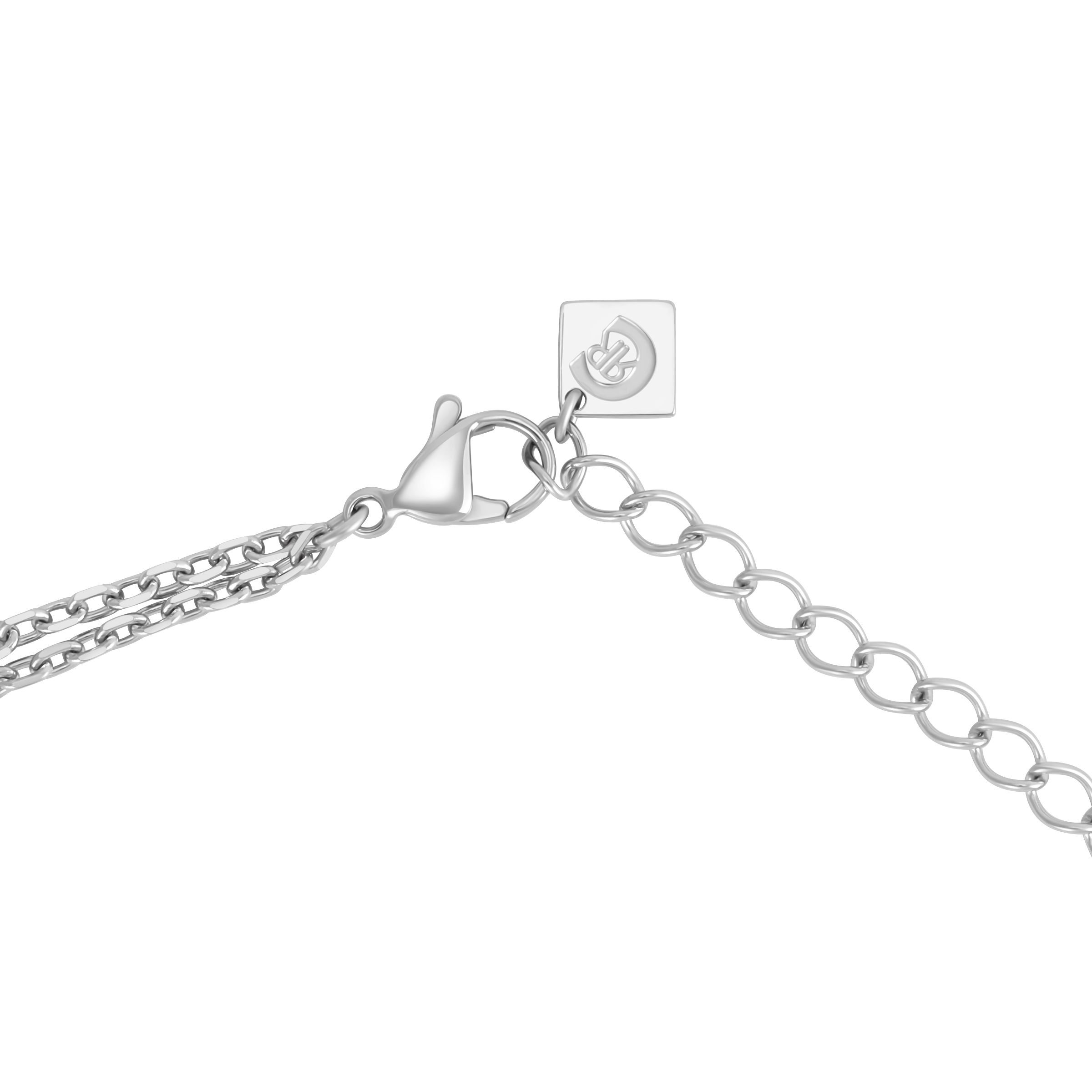 Cerruti Luciana Stainless Steel Necklace with Round Motif