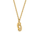 Cerruti Marina Double C Logo Gold Plated Necklace