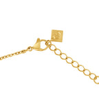Cerruti Marina Double C Logo Gold Plated Necklace