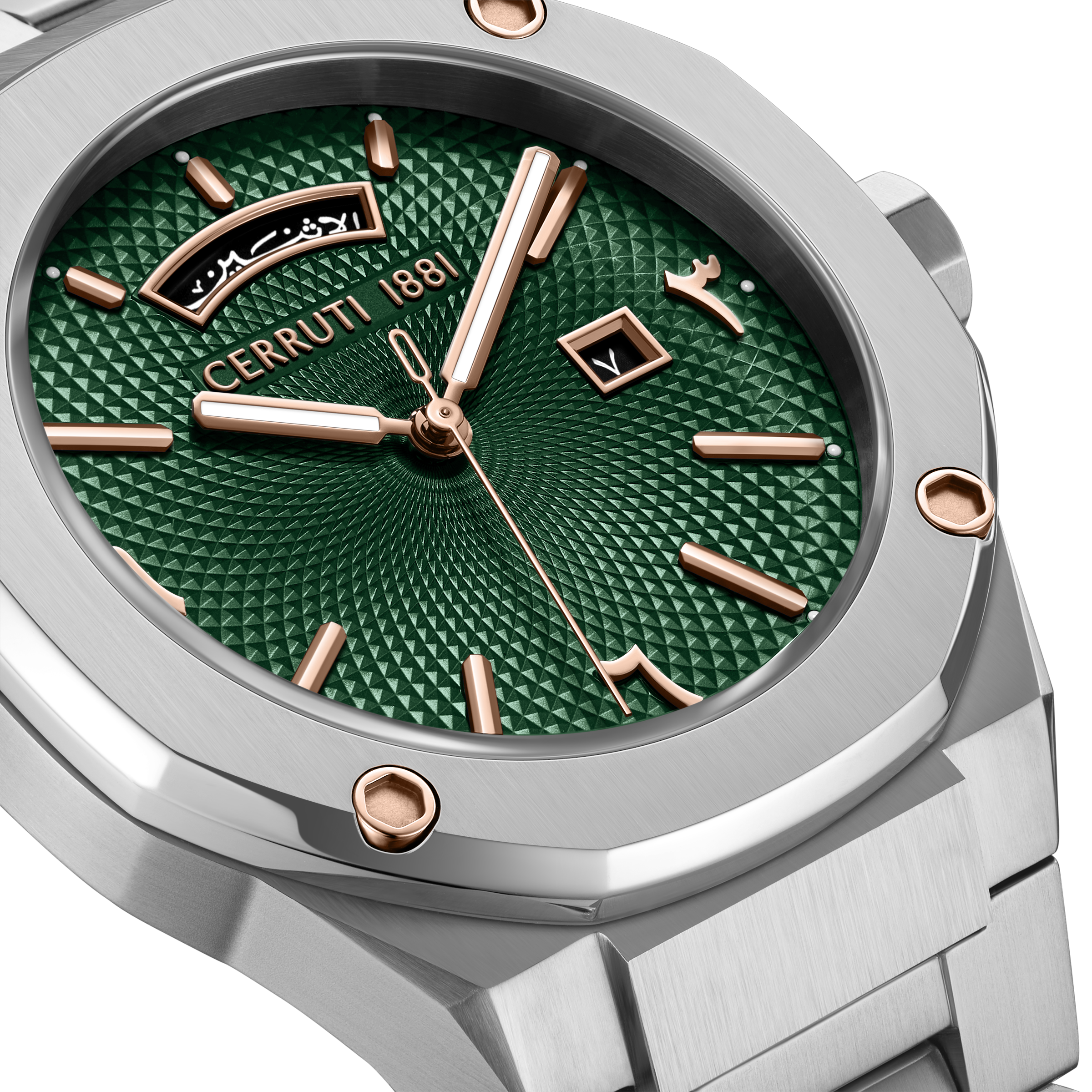 Cerruti Green Dial Stainless Steal Men's Watch Secondary image