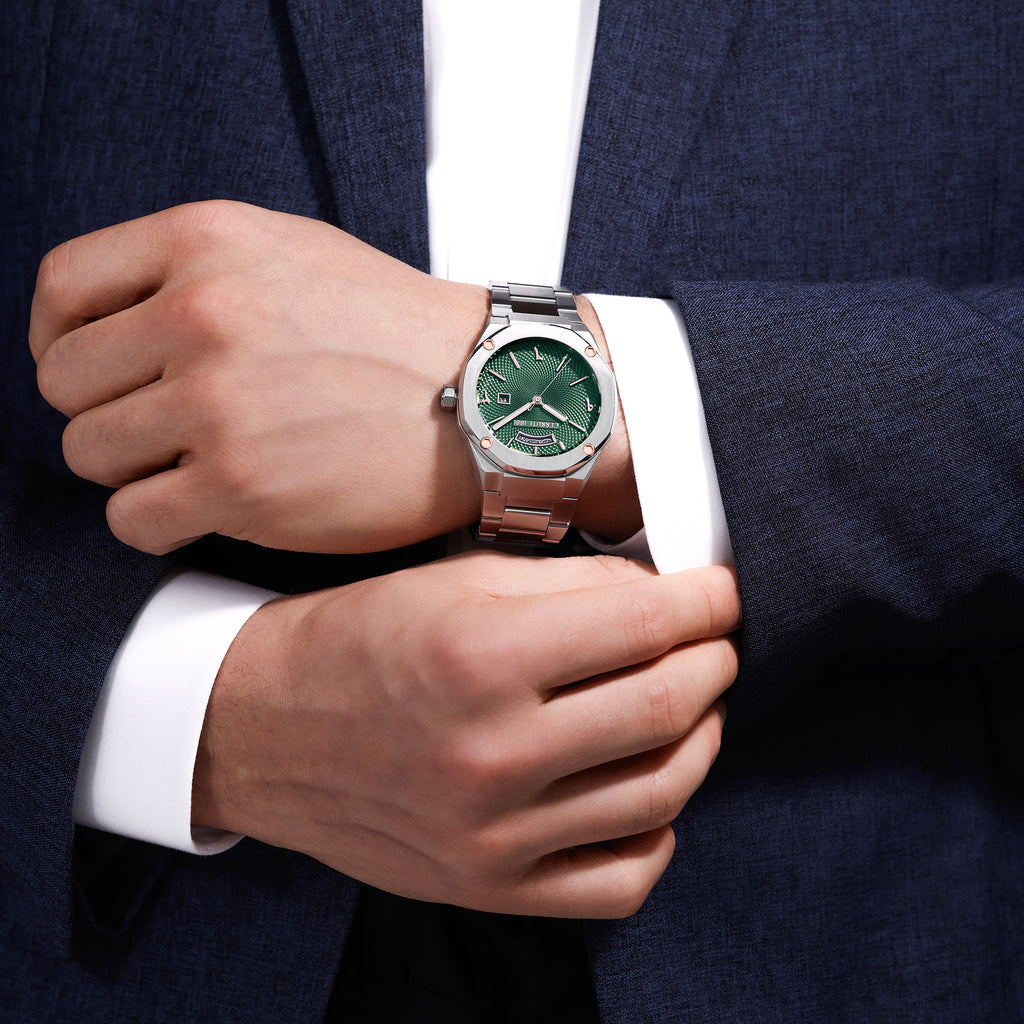 Cerruti Green Dial Stainless Steal Men's Watch