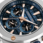 Cerruti 1881 Razzuolo Men’s Blue Dial Silicone Strap Watch