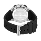 Cerruti 1881 Men’s Black Dial Silicone Strap Chronograph Watch