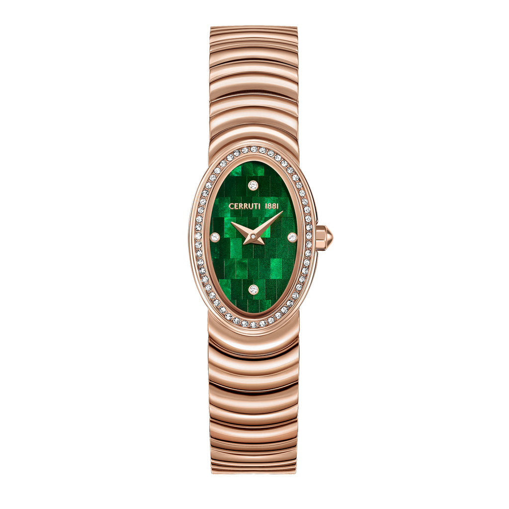NORCIA Mosaic Green MOP Dial Watch