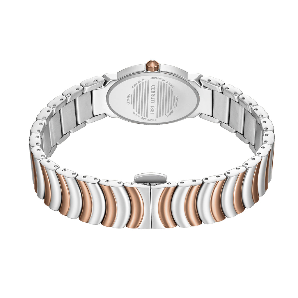 Cerruti  Norcia Women's 22MM Gold Analog Stainless Steel Strap Watch