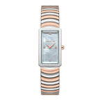 Cerruti Women's Stainless Steel & Rose Gold Watch with White Dial