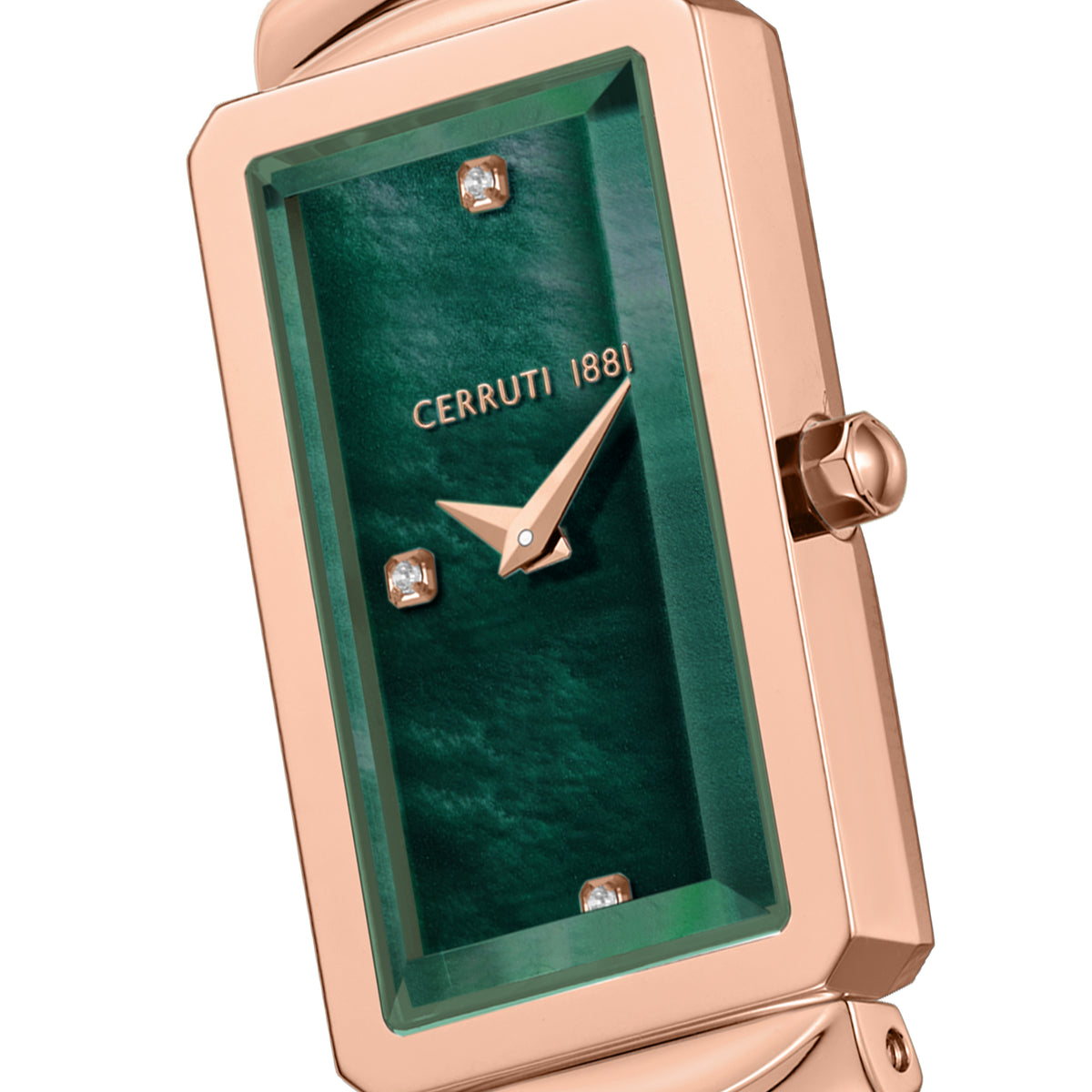 Cerruti Women's Rose Gold Watch with Green Dial & Rose Gold Bracelet Cerruti Women's Rose Gold Watch with Green Dial & Rose Gold Bracelet