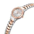 Cerruti Women's Stainless Steel & Rose Gold Watch with White Dial