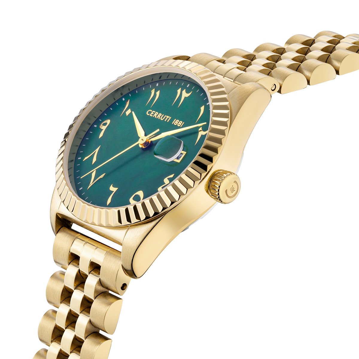 Cerruti 1881 Watch التناظرية مع حزام الفولاذ المقاوم للصدأ Cerruti 1881 Watch التناظرية مع حزام الفولاذ المقاوم للصدأ