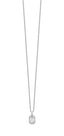 Luca Barra Ladies Necklace in Steel with Crystals and Zirconia
