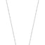 Silver-toned steel necklace with a Miraculous Madonna pendant embellished with white zircons.