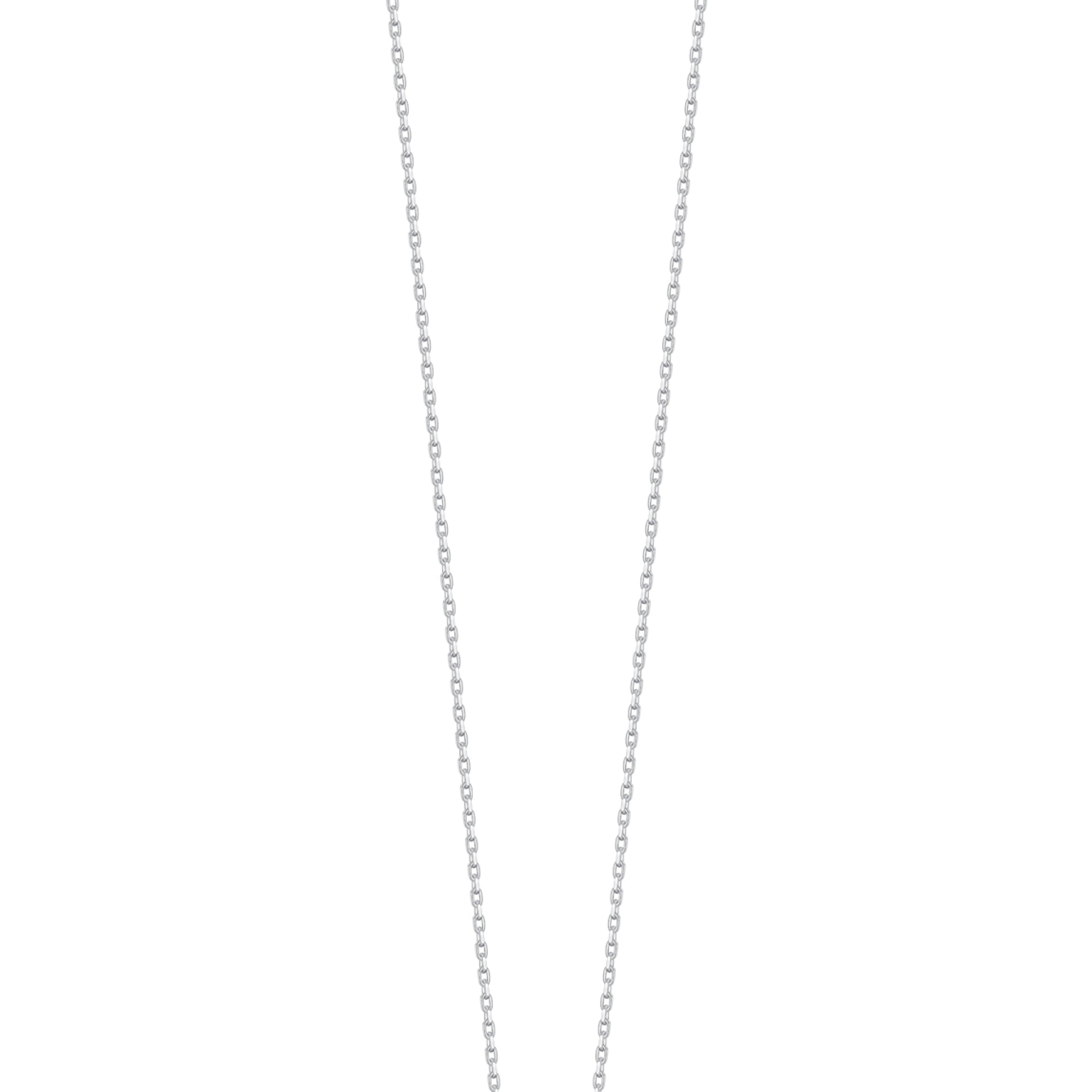 Silver-toned steel necklace with a pendant featuring two hearts, one solid and one outlined, both embellished with white zirc