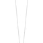 Silver-toned steel necklace with a pendant featuring two hearts, one solid and one outlined, both embellished with white zirc