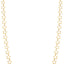 Gold-toned steel necklace with open star-shaped links