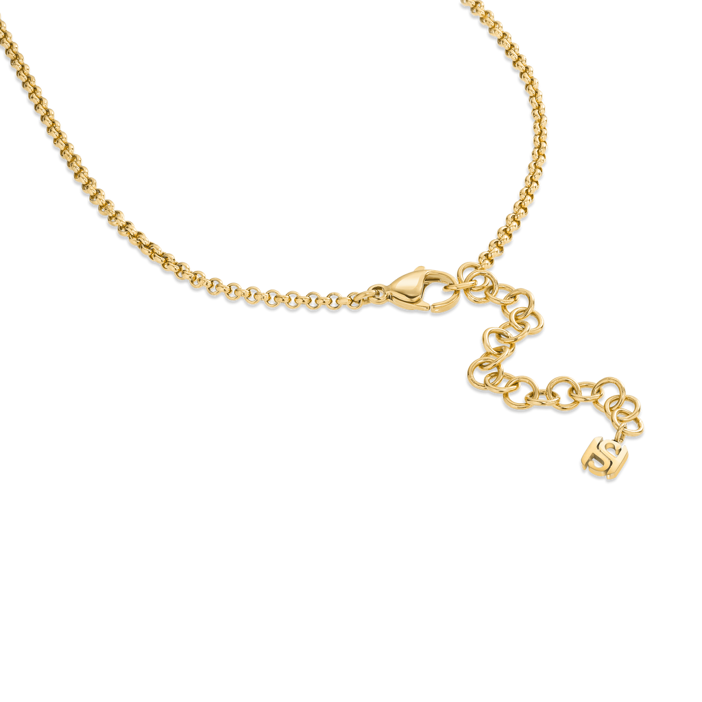 Saint Honore Burj Malachite Flow Small Necklace with SH Logo