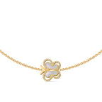 Saint Honoré Women’s Mother-of-Pearl Butterfly Gold-Tone Long Necklace