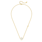 Police Clover Mop Floral Motif Necklace