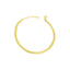 Gold-toned snake chain bracelet with a lobster clasp and extender chain