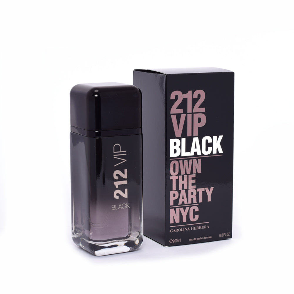 Carolina Herrera 212 VIP Black Eau De Parfum 200ml men’s fragrance bottle – Find Online Today