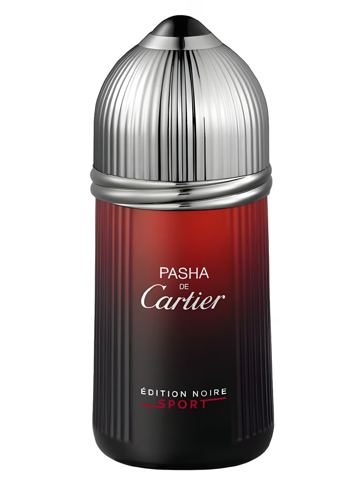 Cartier Pasha Edition Noire Sport EDT 150ml men’s fragrance bottle available at Paris Gallery Qatar