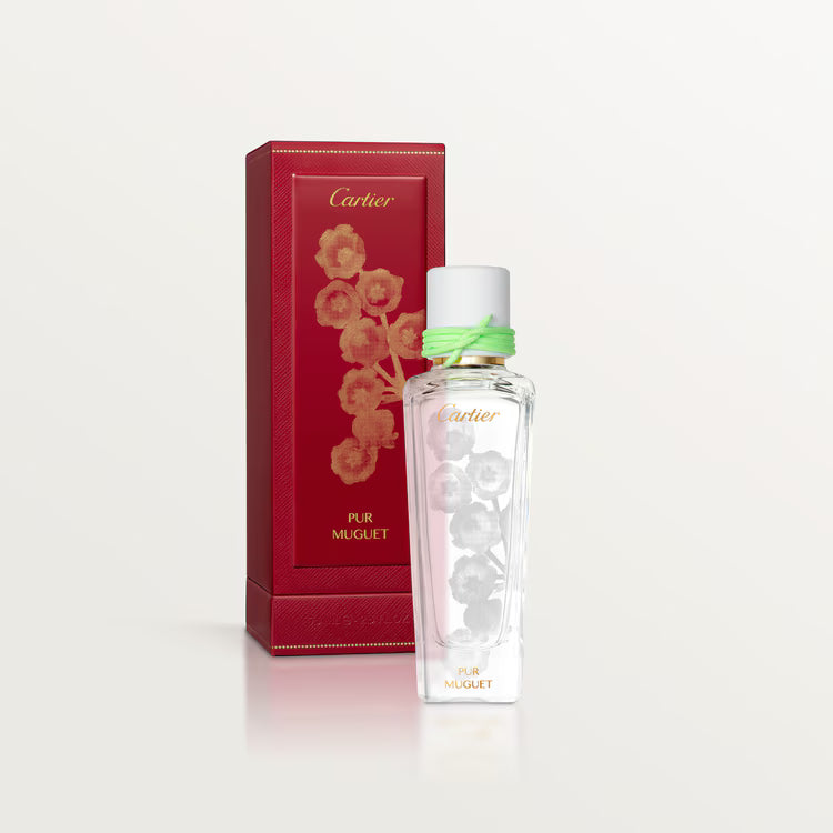 Cartier Pur Muguet Eau de Toilette 75ml floral fragrance bottle available online