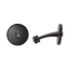 Cerruti 1881 Camillo men’s round gunmetal and black cufflinks with textured face