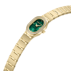 Cerruti 1881 ladies gold plated watch green MOP dial crystal bezel luxury watch Find Online Today
