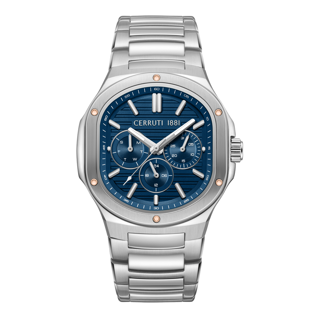 Cerruti 1881 Trento stainless steel watch blue dial men luxury watch Shop the Latest Online