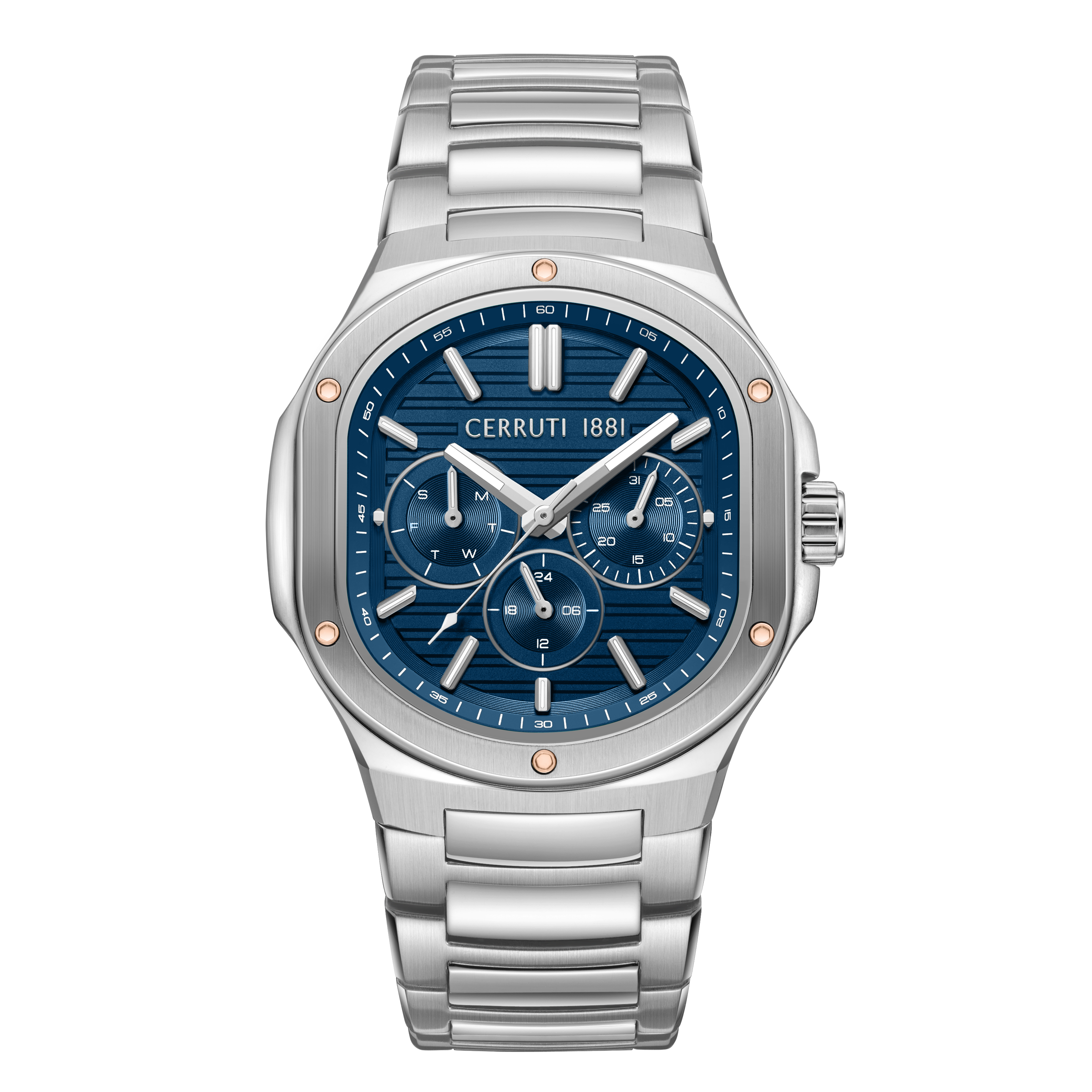 Cerruti 1881 Trento stainless steel watch blue dial men luxury watch Shop the Latest Online