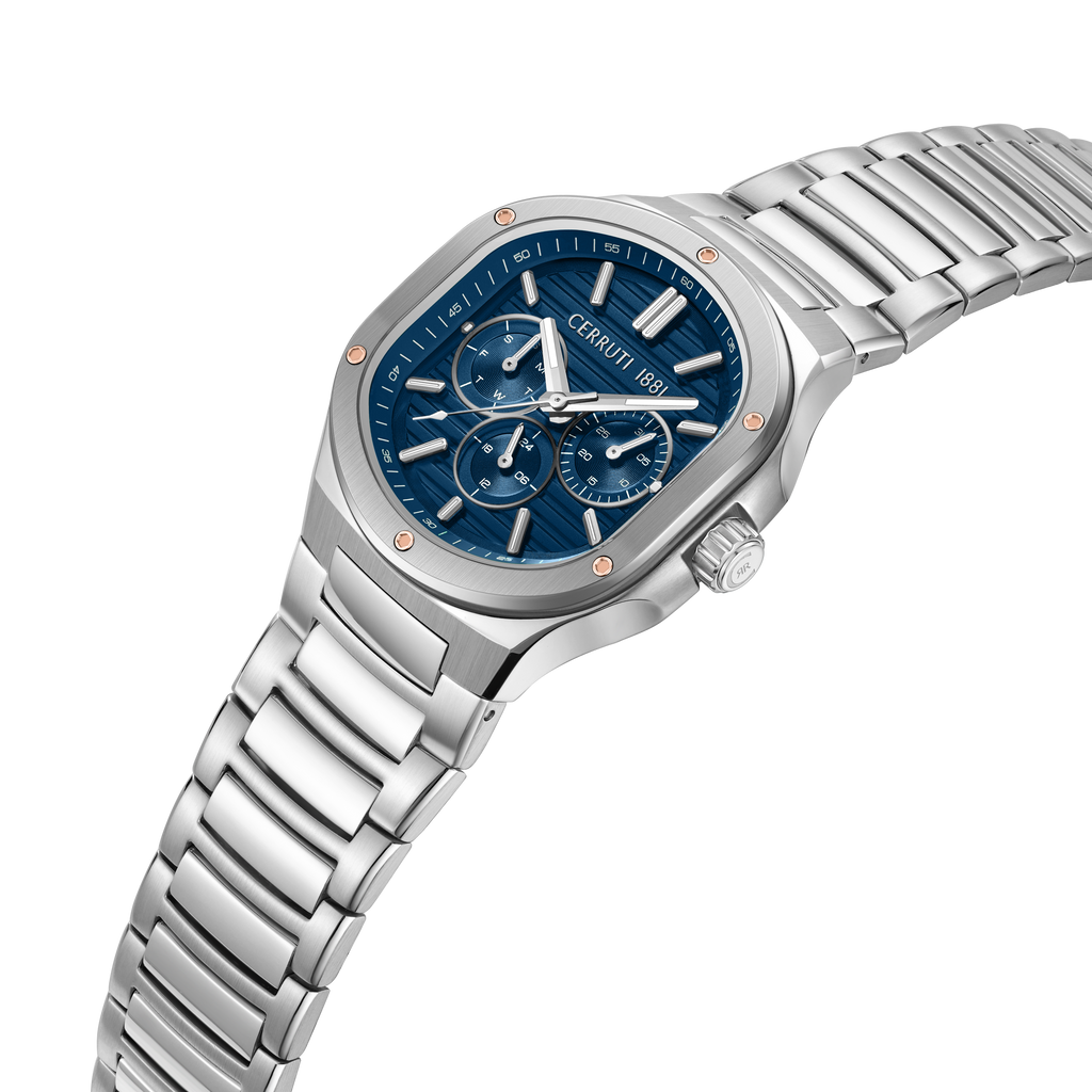 Cerruti 1881 Trento stainless steel watch blue dial men luxury watch Shop the Latest Online