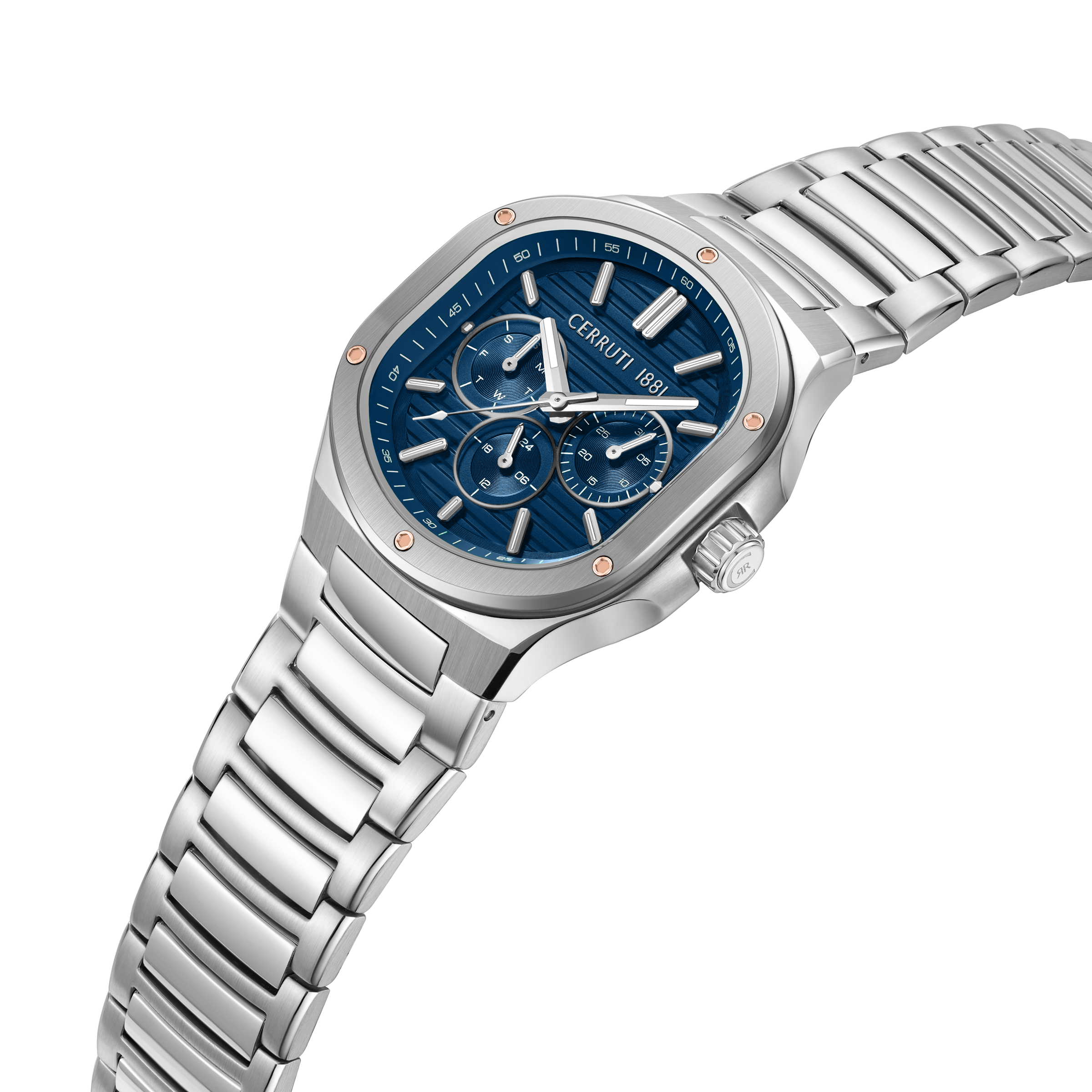 Cerruti 1881 Trento stainless steel watch blue dial men luxury watch Shop the Latest Online
