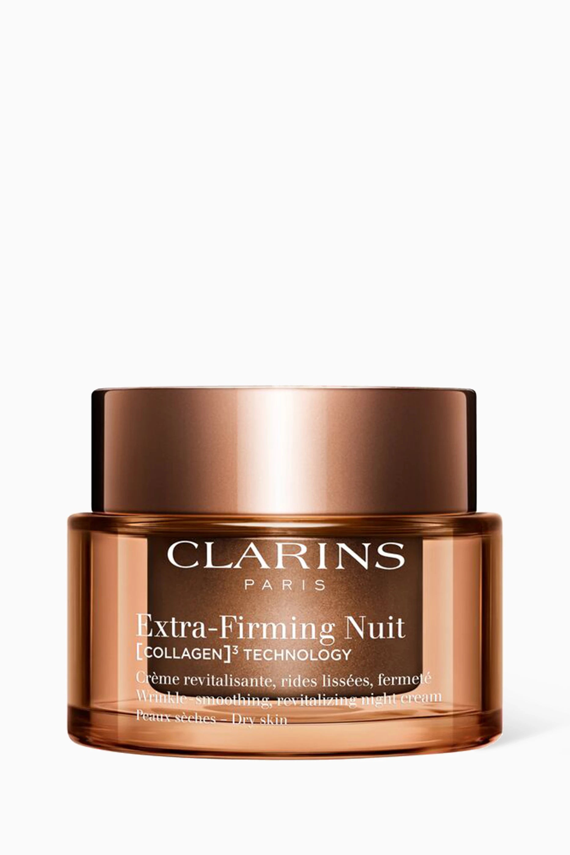 Clarins Extra-Firming Night Cream Dry Skin 50ml anti-aging nourishing skincare Qatar Find Online Today