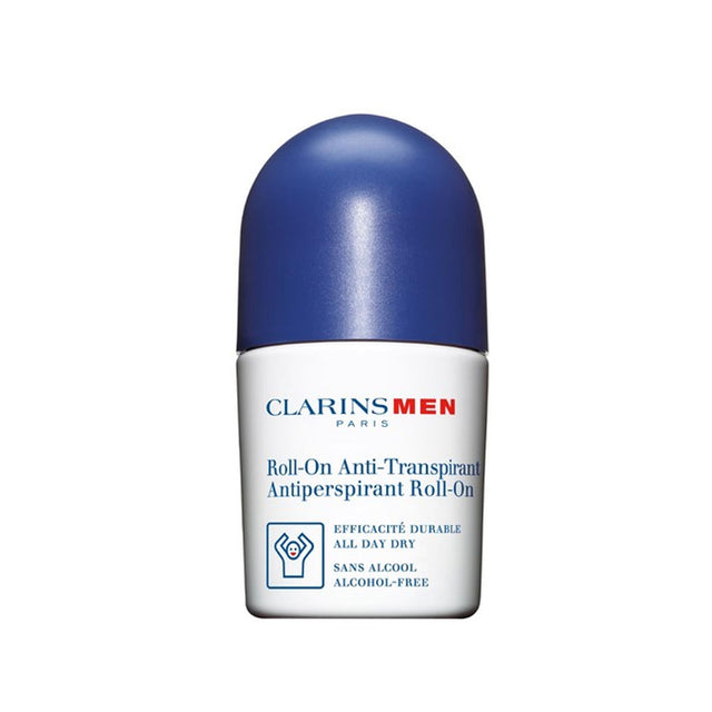 Clarins Men Antiperspirant Roll-On 50ml daily freshness deodorant Order Online Today Paris Gallery Qatar