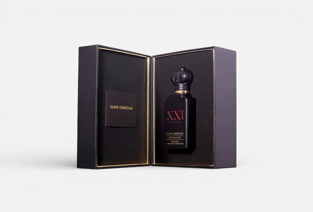 Clive Christian XXI Art Deco Amberwood perfume 50ml Noble Collection luxury fragrance Paris Gallery Qatar