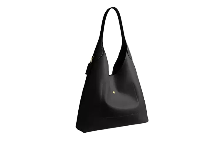 Coach Brooklyn women black leather shoulder bag elegant everyday style Order Online Today Paris Gallery Qatar