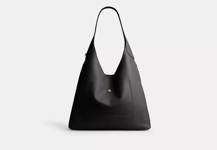 Coach Brooklyn women black leather shoulder bag elegant everyday style Order Online Today Paris Gallery Qatar