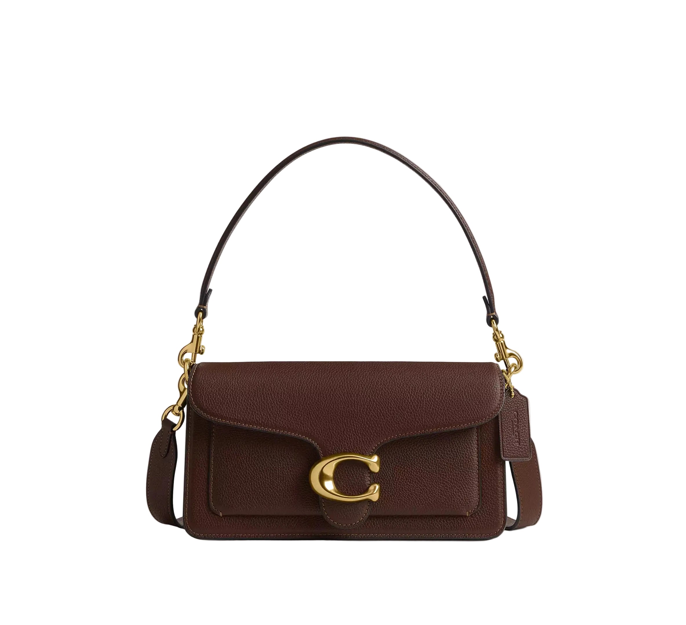 Coach CH857 Tabby women merlot leather shoulder bag signature C design luxury style Shop Now Online Paris Gallery Qatar