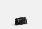 Coach CP149 women black quilted leather chain shoulder bag luxury elegant design Available for Online Purchase Paris Gallery Qatar