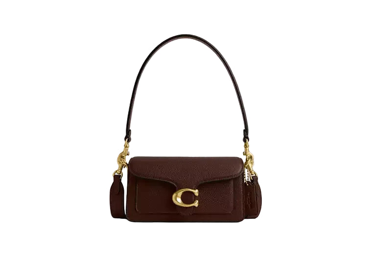 Coach Tabby women maple leather shoulder bag signature C design elegant style Now Online Paris Gallery Qatar