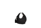 Coach Jonie women black leather mini handbag curved design luxury style Shop Now Online Paris Gallery Qatar