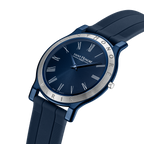 Saint Honoré Men’s Blue Dial Blue Silicone Strap Watch