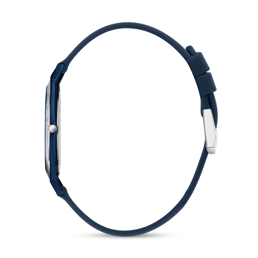 Saint Honoré Men’s Blue Dial Blue Silicone Strap Watch