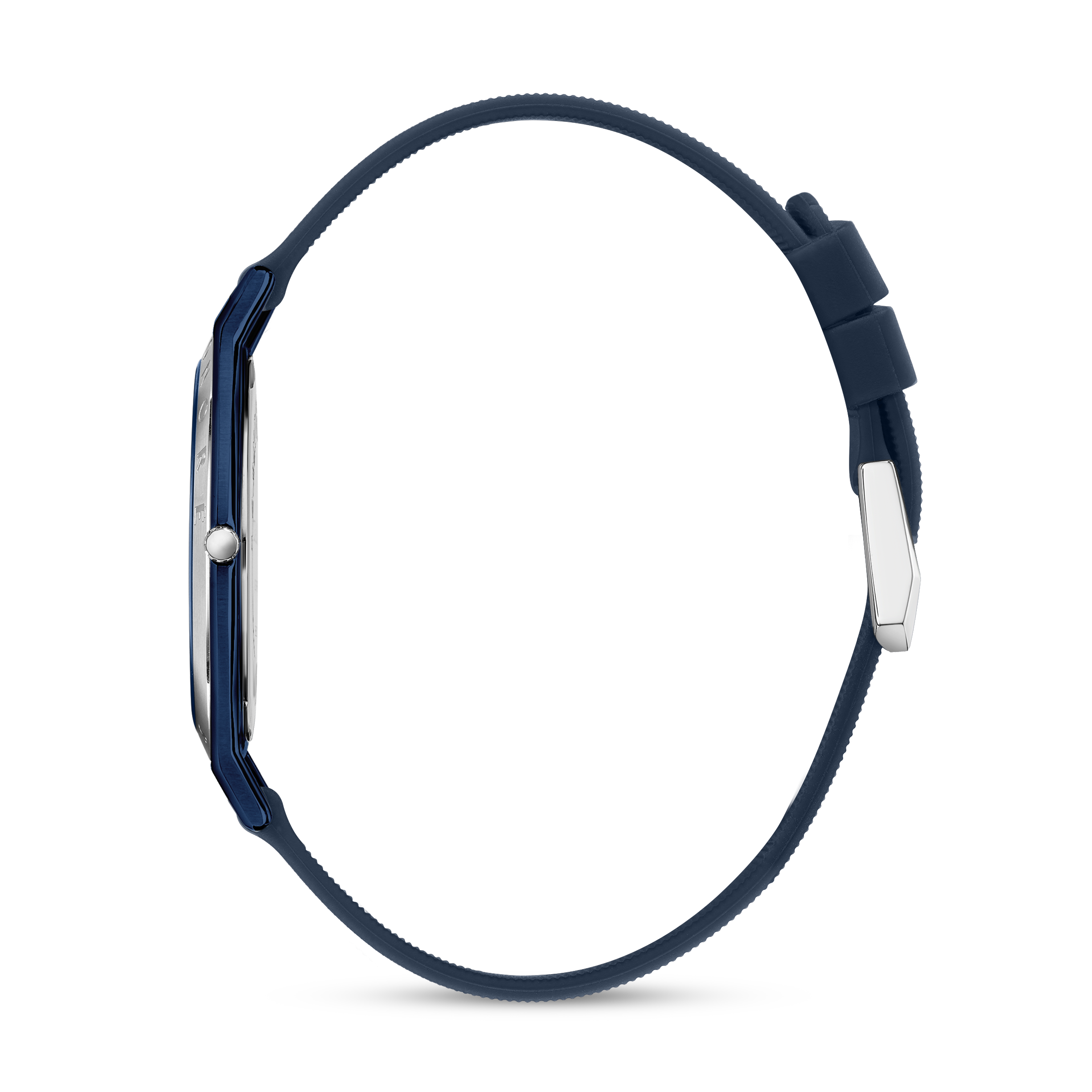 Saint Honoré Men’s Blue Dial Blue Silicone Strap Watch