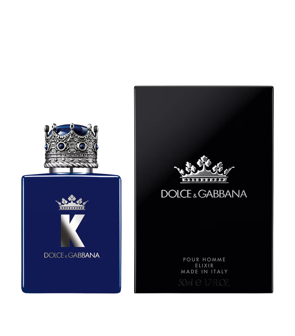 Dolce & Gabbana K Elixir Eau De Parfum 50ml woody spicy perfume for men Shop Now Online at Paris Gallery Qatar
