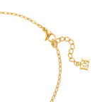 ESCADA CAROLINE ROUND MOP MOTIF WITH ESCADA LOGO BRACELET