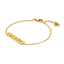 Escada Caroline Women’s Gold-Tone Branding Motif Bracelet