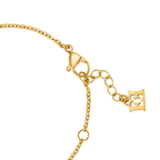 Escada Caroline Women’s Gold-Tone Branding Motif Bracelet