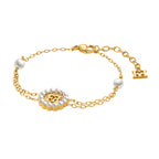 ESCADA CLARA ROUND PEARLS RING CNT LOGO BRACELET